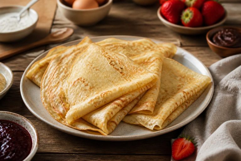 Crêpes sans lait : la recette facile, légère et moelleuse